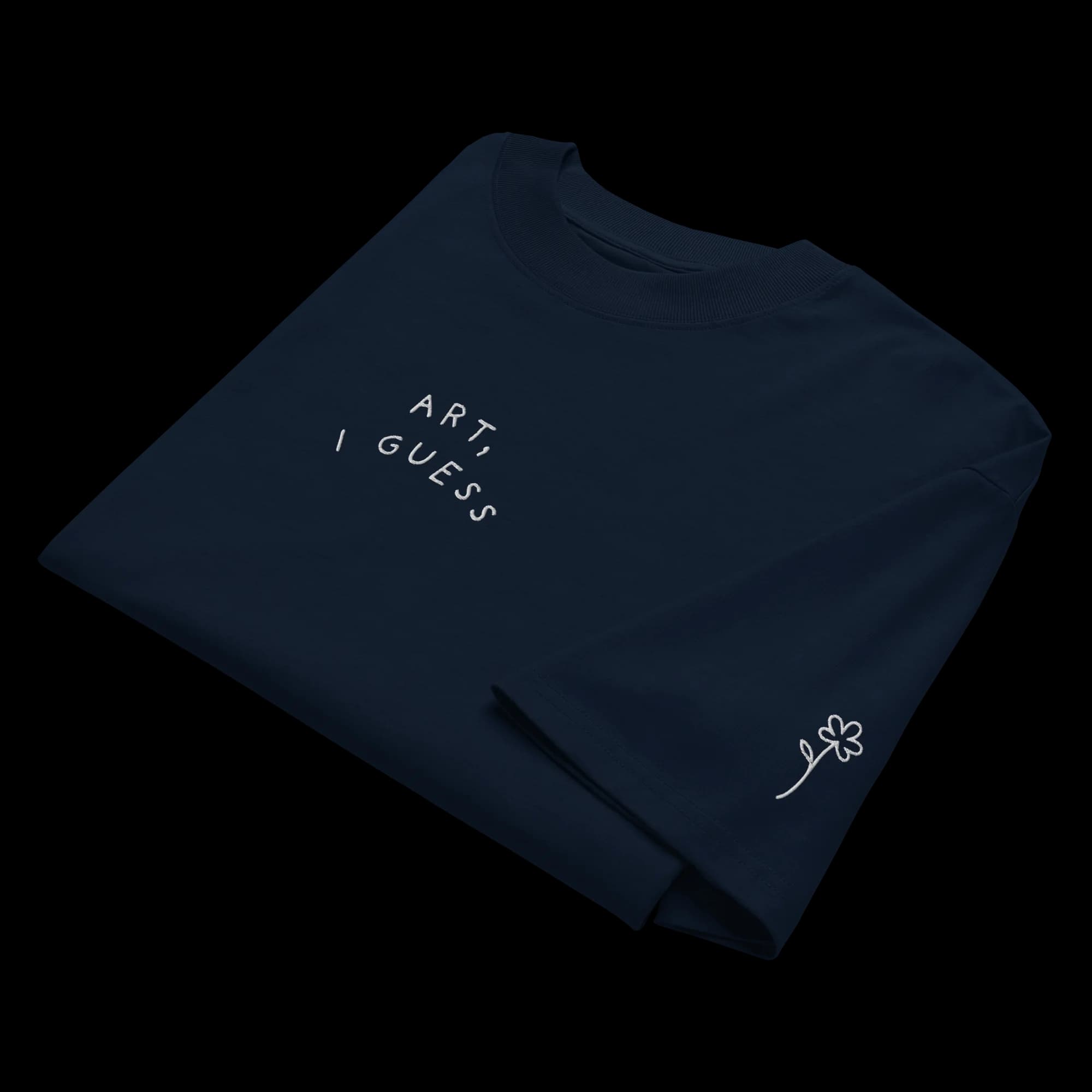 T-shirt bleu marine · Art, je suppose 2