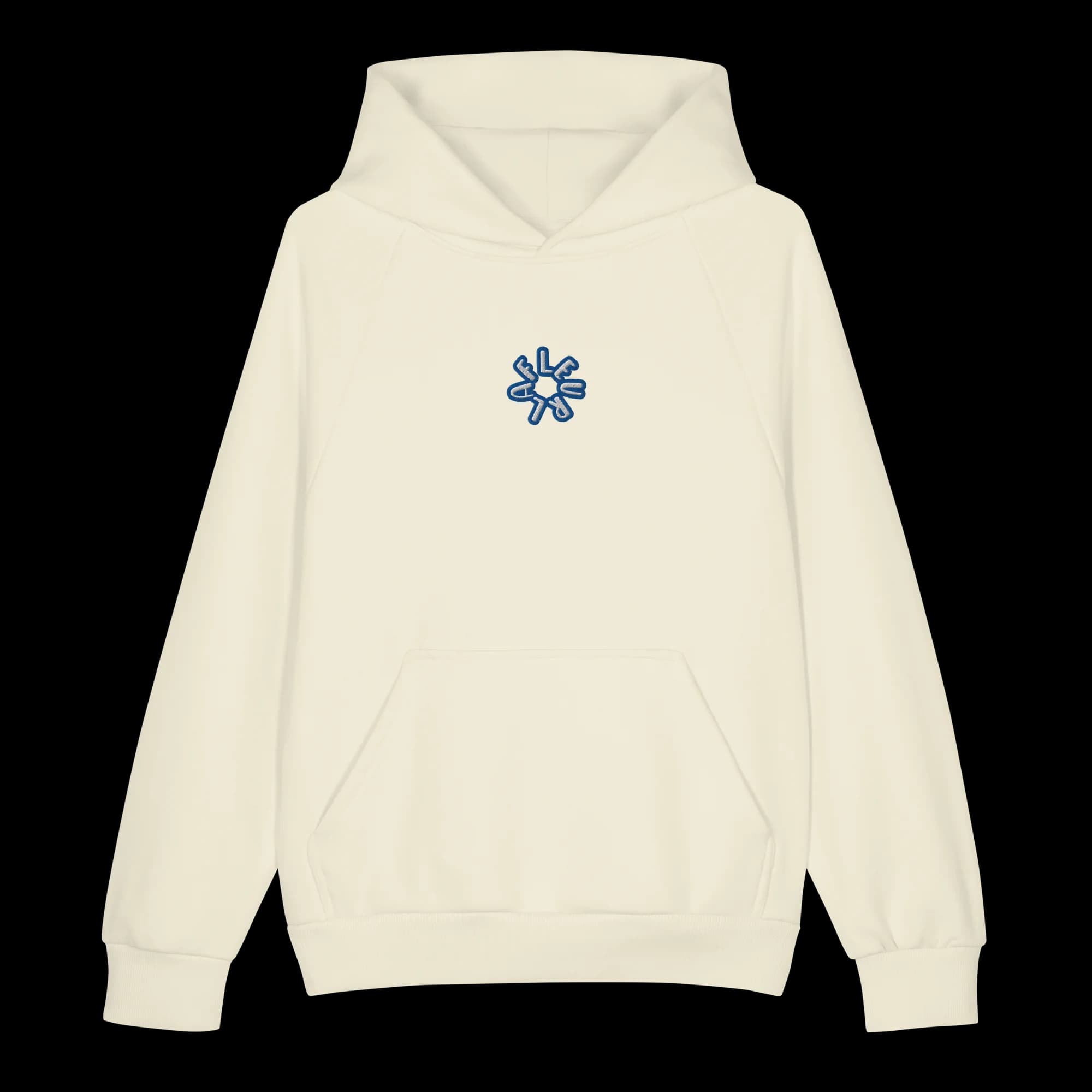 Insignia Embroidered Cream Heavyweight Hoodie