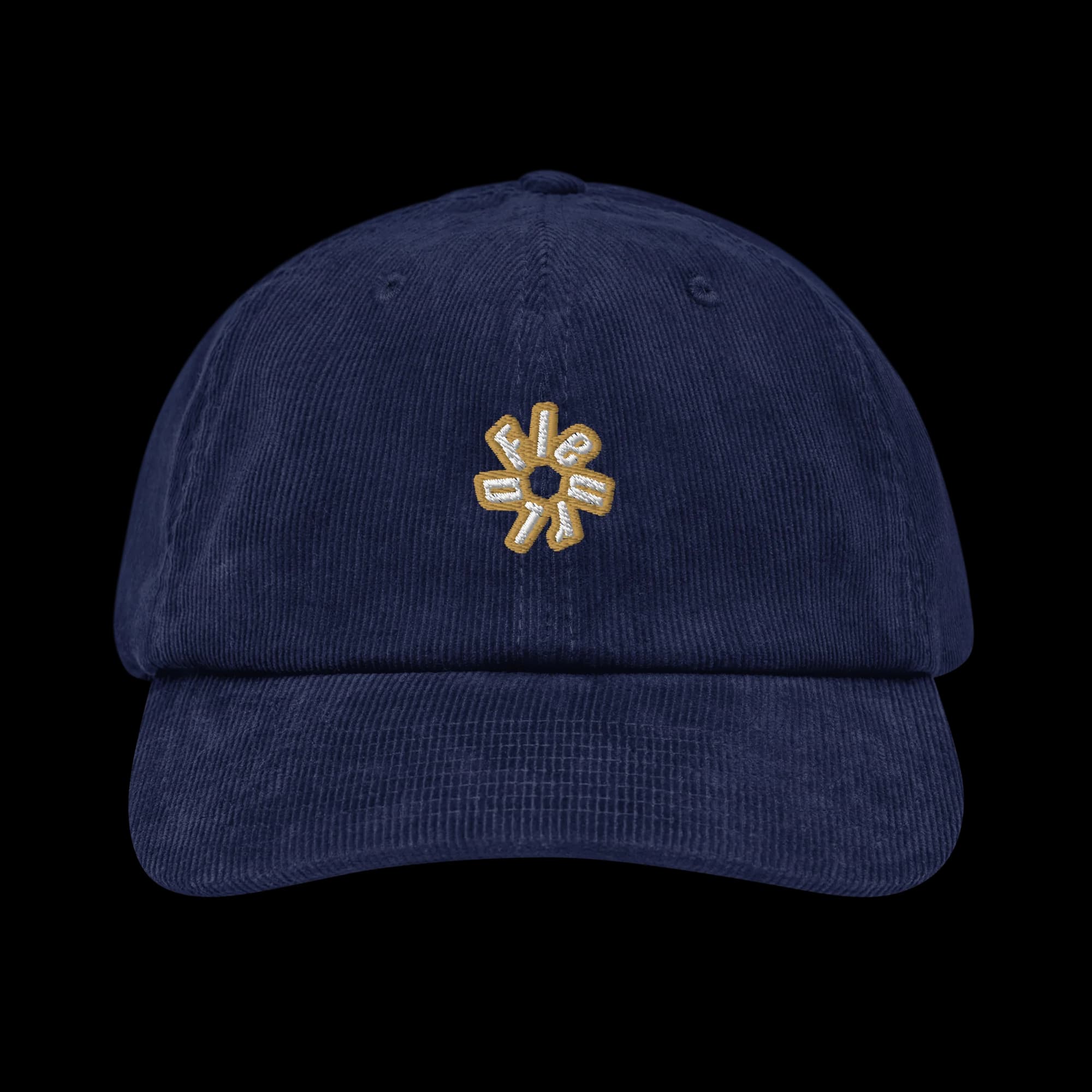 Grand Bleu Navy Corduroy Cap