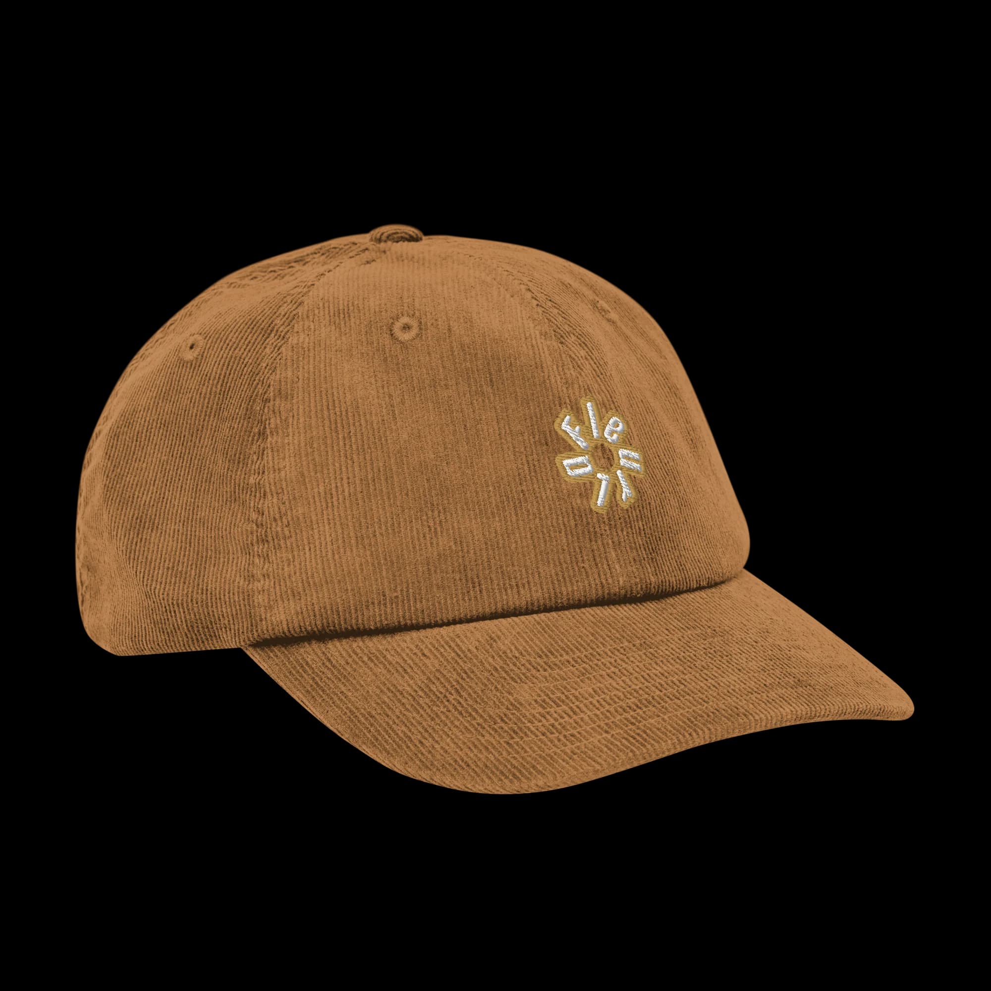 Camel Sirocco dad cap from the back, strap visible